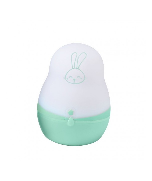 Lampa de veghe pentru copii si bebelusi Pabobo Super Nomade Rabbit cu LED
