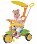 Tricicleta copii Deluxe Grow multicolora cu control parental