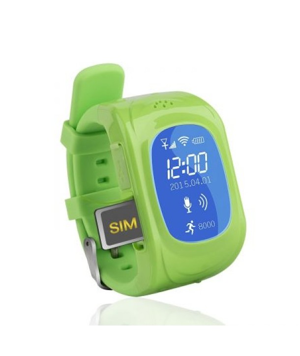 Ceas Smartwatch monitorizare copii cu GPS si functie apel All Together Now Verde abonament 2 ani 18 lei luna