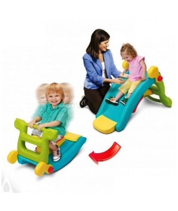 Tobogan pentru copii Grown Up Maxi Slide 2 in 1 cu balansoar 