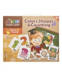 Puzzle- Culori, forme și numere