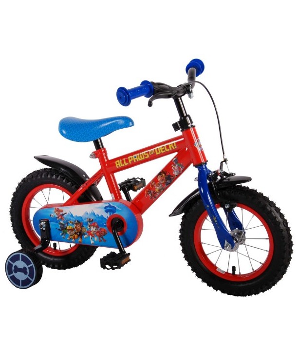 Bicicleta pentru baieti 12 inch cu roti ajutatoare Paw Patrol