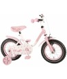 Bicicleta pentru fete 12 inch cu roti ajutatoare Volare Rose
