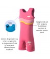 Konfidence - Costum inot copii din neopren Warma Wetsuit Pink 2-3 ani