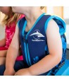 Konfidence - Vesta inot copii cu sistem de flotabilitate ajustabil The Original blue palm 4-5 ani