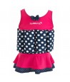 Konfidence - Costum inot copii cu sistem de flotabilitate ajustabil Pink Skirt 4-5 ani