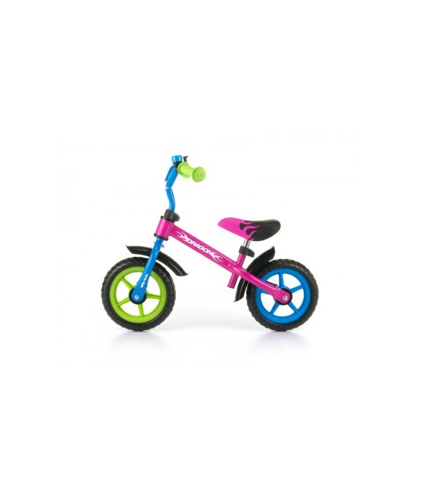 Bicicleta fara pedale Dragon Multicolor