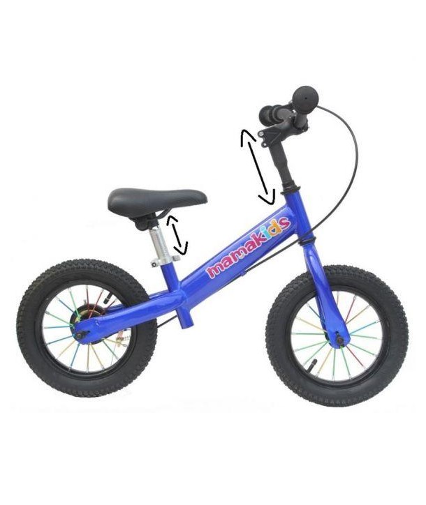 Bicicleta fara pedale 12 inch Explorer - Mamakids - Albastru
