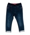 Pantaloni Minoti stil jeans pentru baieti culoare bleumarin