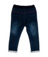 Pantaloni Minoti stil jeans pentru baieti culoare bleumarin