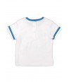 Tricou alb/bleu Disney pentru bebelusi "101 Dalmatieni"