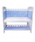 Aparatori laterale pentru pat cu laterala culisanta 120x60 cm Sweet Stars Blue