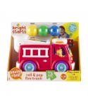 Bright Starts 52137 – Masina De Pompieri Cu Lumini Si Sunete Hab Roll & Pop