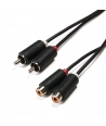 SERIOUX 2X RCA M- 2X RCA F CABLE 1.5M