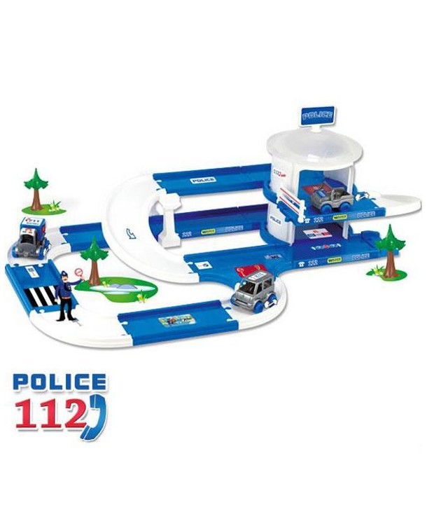 Garaj pentru politie 3D Kid Cars 3,8m - Wader