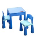 Masuta Guliver cu 2 scaune - Tega Baby - Albastru