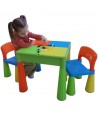 Masuta Guliver cu 2 scaune - Tega Baby - Multicolor