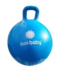 Minge gonflabila pentru sarituri cu maner - Sun Baby - Albastru