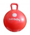 Minge gonflabila pentru sarituri cu maner - Sun Baby - Rosu