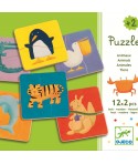 Puzzle lemn Djeco Animale
