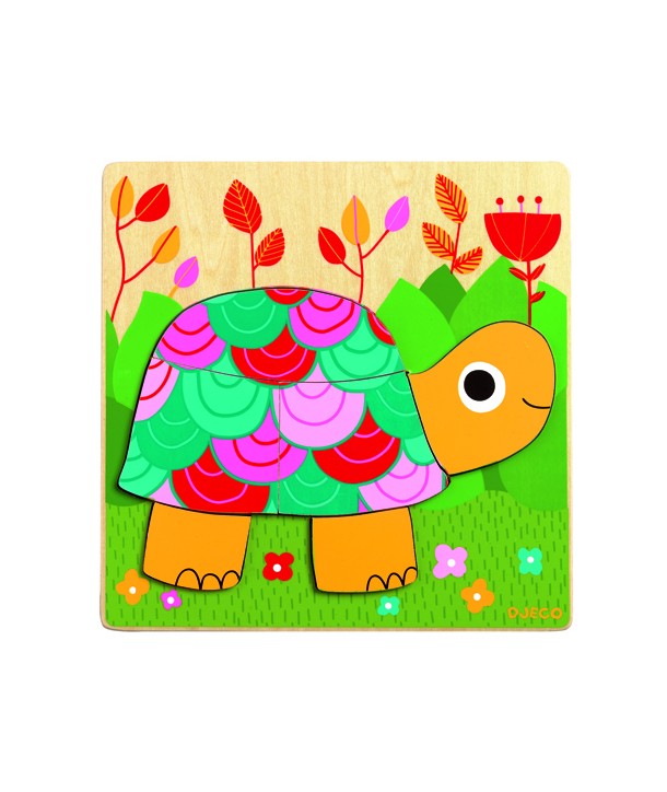 Ţestoasa colorată Puzzle Djeco