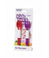 Kids Cutlery Set - red (s) & purple (f)