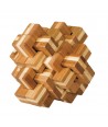 Joc logic IQ din lemn bambus Ananas 3D